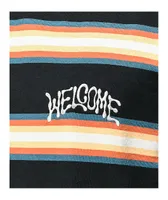 Welcome Thelema Stripe Black Long Sleeve T-Shirt