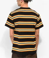 Welcome Thelma Black & Brown Stripe T-Shirt