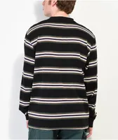 Welcome Thelma Black Stripe Long Sleeve T-Shirt
