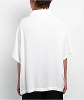 Welcome Torment White Short Sleeve Button Up Shirt
