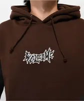 Welcome Vamp Brown Hoodie