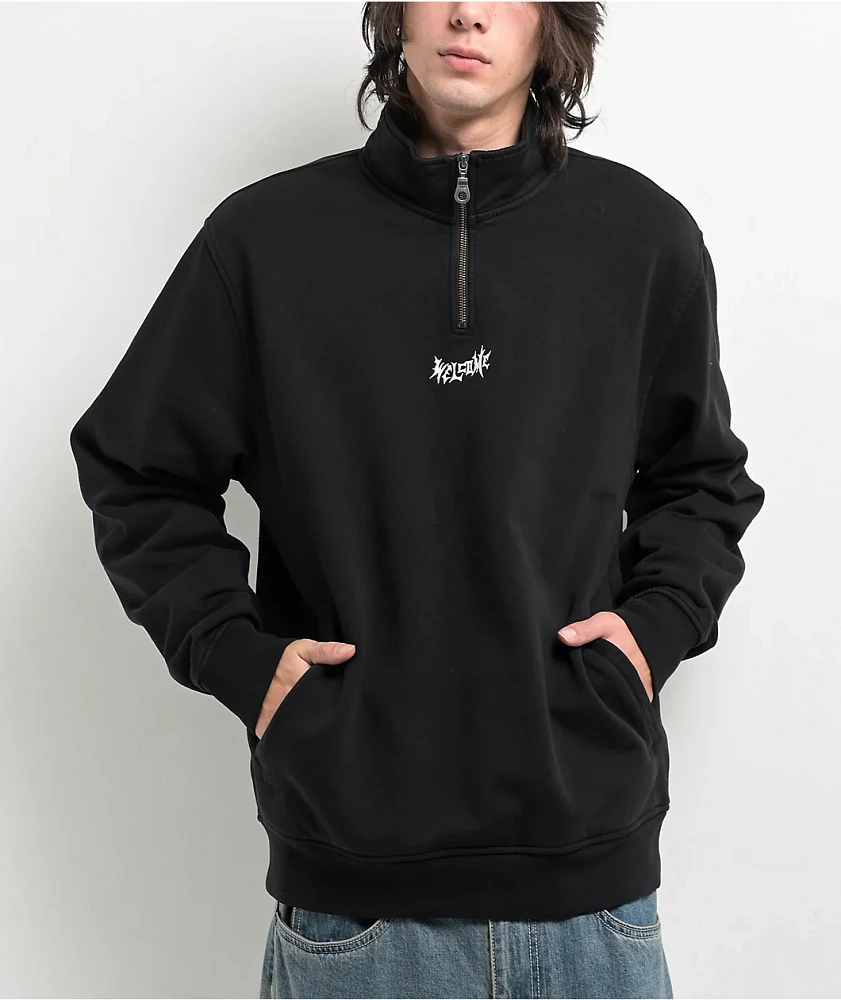 Welcome Vamp Core Black Quarter Zip Sweatshirt 