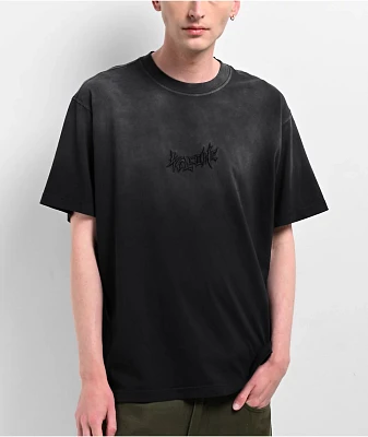Welcome Vamp Enzyme Black Wash T-Shirt
