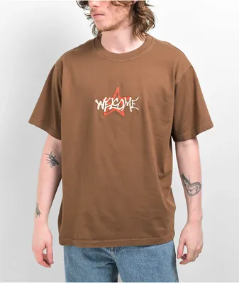 Welcome Vega Brown T-Shirt