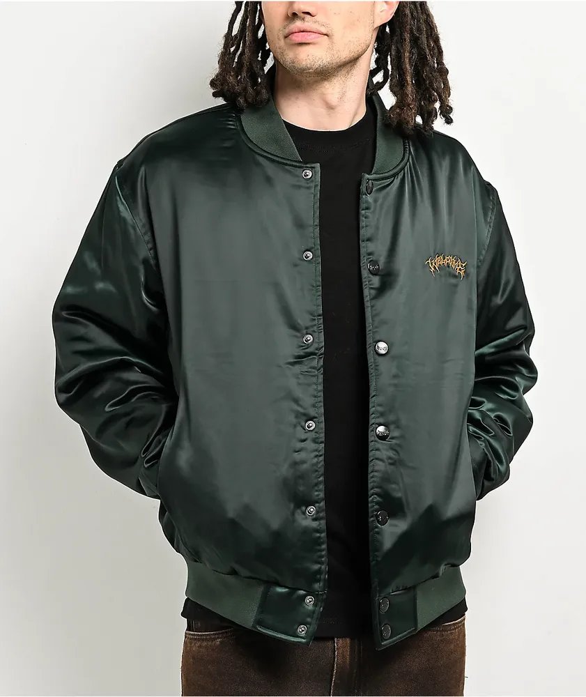 Welcome Venom Dark Green Bomber Jacket