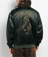 Welcome Venom Dark Green Bomber Jacket