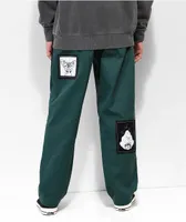 Welcome Volume Green Elastic Waist Pants