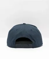 Welcome Warp Navy Snapback Hat