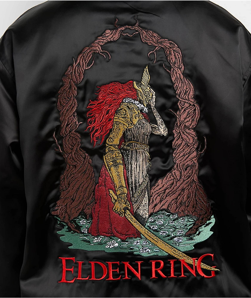 Welcome X Elden Ring Messmer Black Bomber Jacket