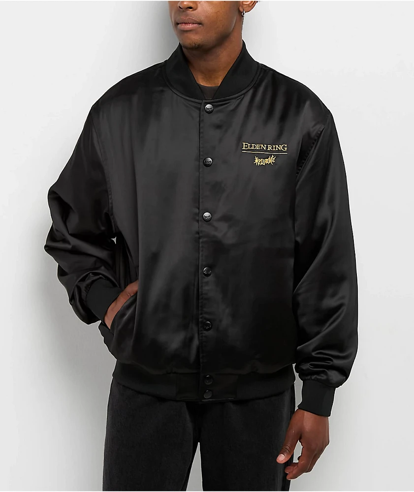 Welcome X Elden Ring Messmer Black Bomber Jacket