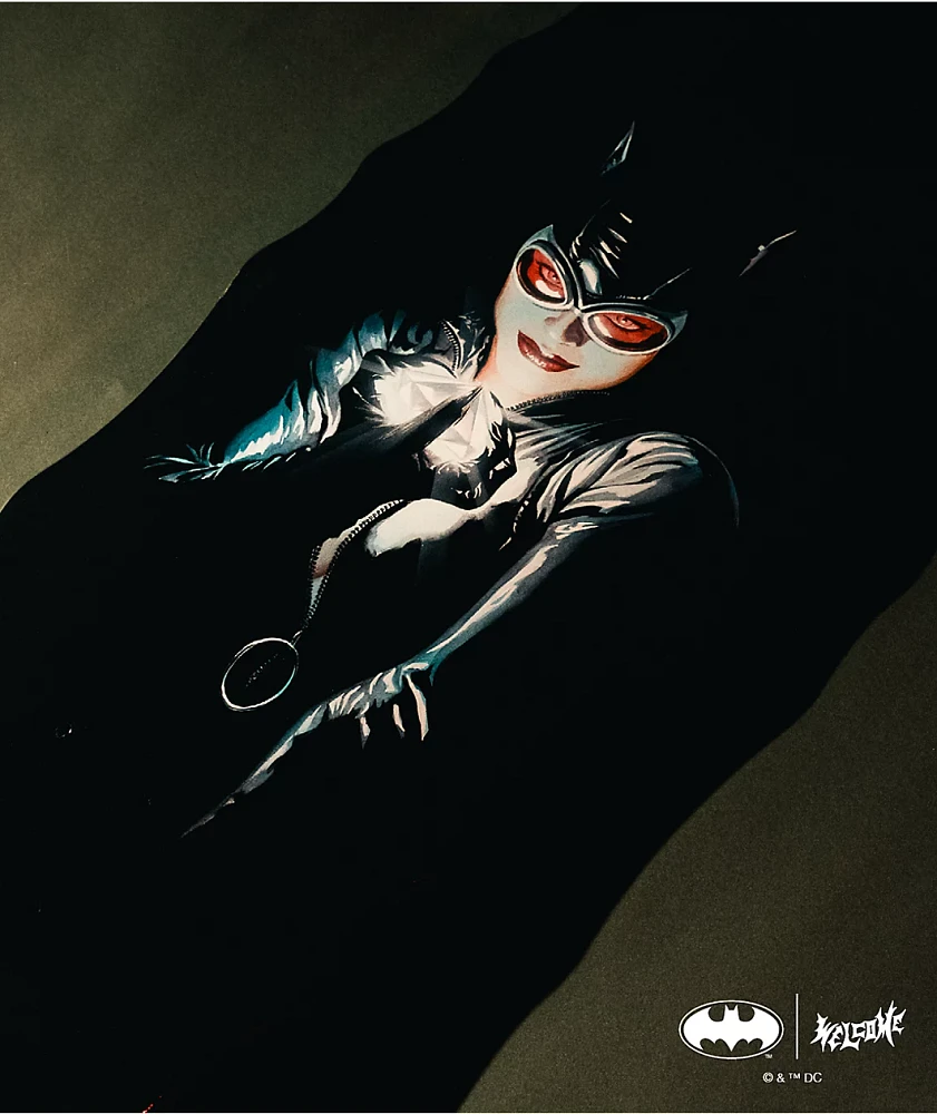 Welcome x Batman 10.0" Catwoman Skateboard Deck