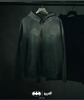 Welcome x Batman Batlogo Black Wash Hoodie