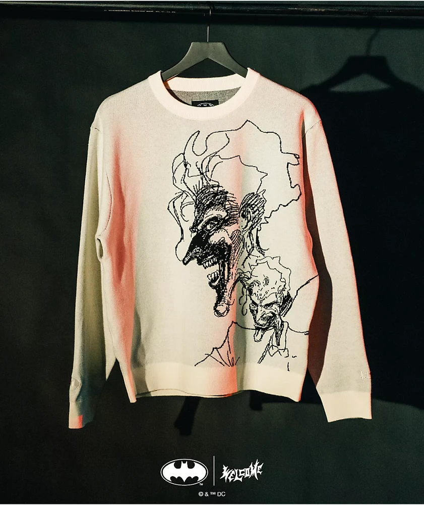 Welcome x Batman Joker Natural Sweater