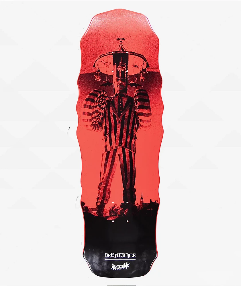 Welcome x Beetlejuice Carousel 10.0" Skateboard Deck