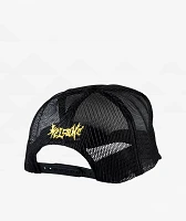 Welcome x Beetlejuice Three Times Black Trucker Hat