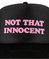 Welcome x Britney Spears Innocent Puff Print Black Trucker Hat