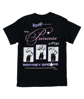 Welcome x Britney Spears Princess Black T-Shirt