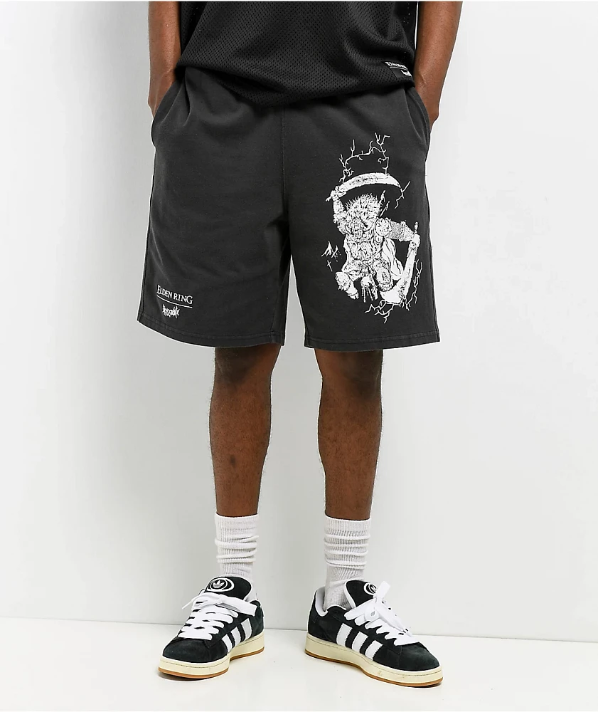 Welcome x Elden Ring Radahn Charcoal Sweat Shorts