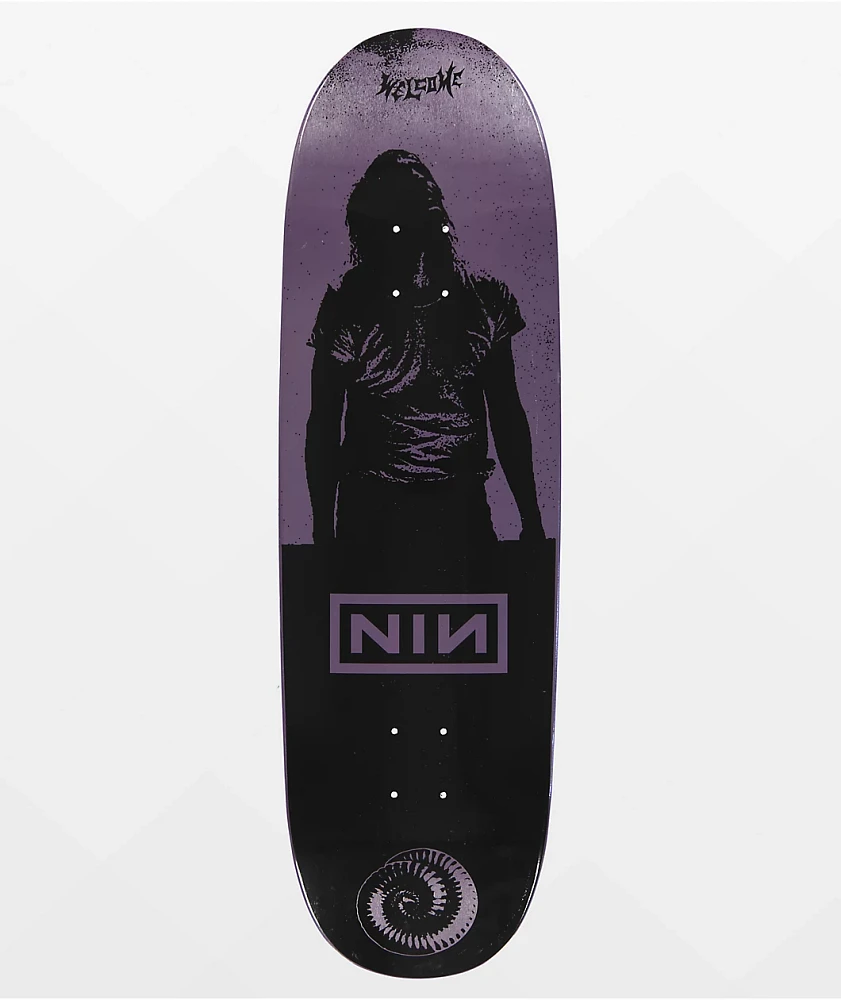 Welcome x Nine Inch Nails Burn 9.5" Skateboard Deck