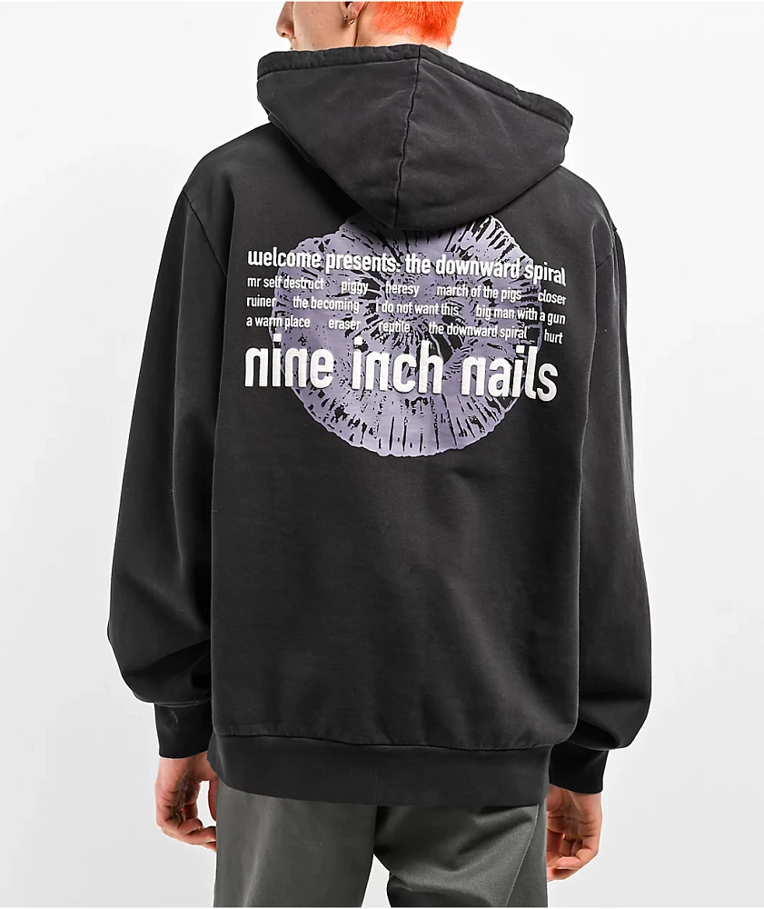 Welcome x Nine Inch Nails Eraser Black Hoodie