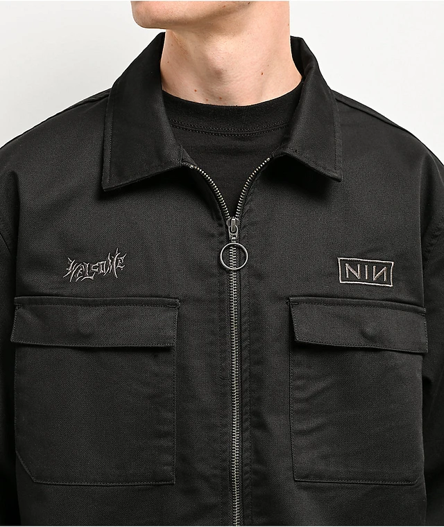 nine inch nails LOGO FLIGHT JACKET ※ロゴ注意（Welcome x Nine Inch 