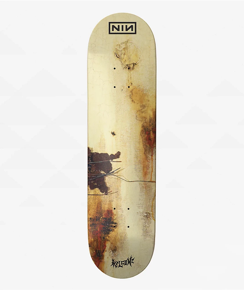 Welcome x Nine Inch Nails TDS Album Cover 9.0" Skateboard Deck