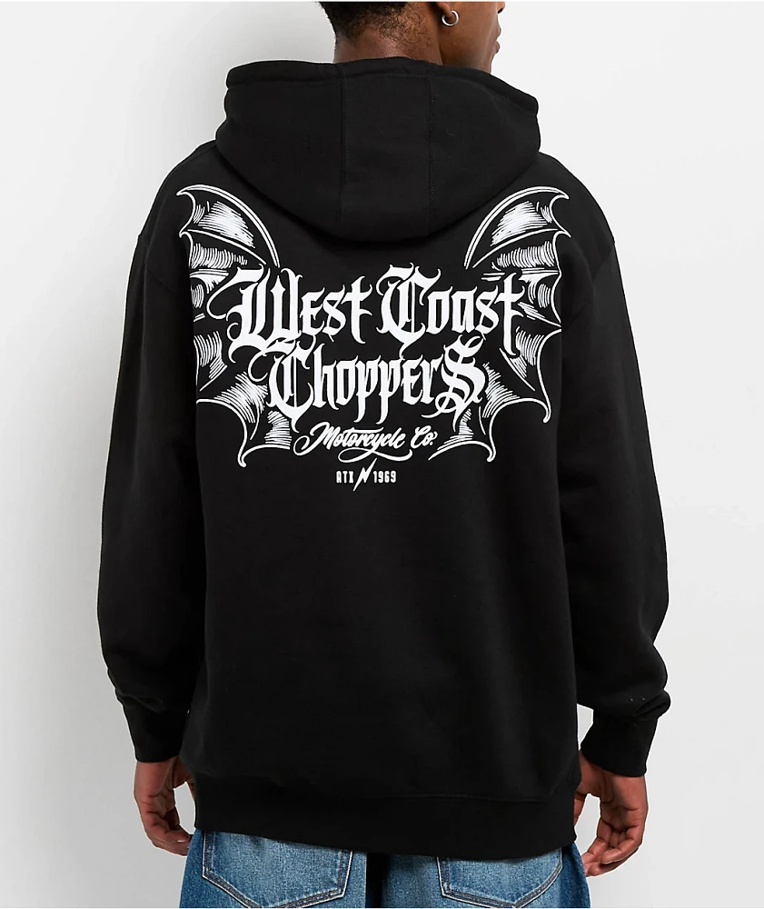 West Coast Choppers ATX 1969 Black Hoodie