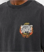 West Coast Choppers Gold Standard Black Wash T-Shirt