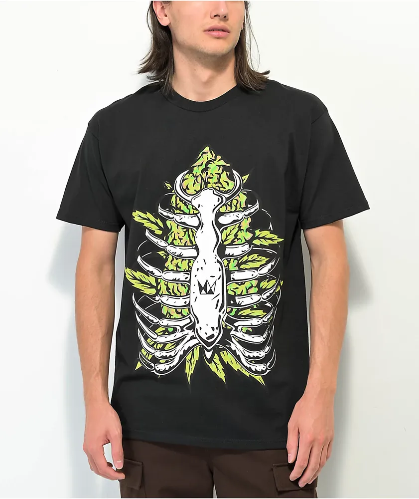 West Coast Cure Rib Cage Black T-Shirt