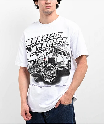 West Coast Customs 2000S Car White T-Shirt