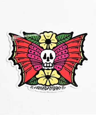 Whadafunk Butterfly Sticker
