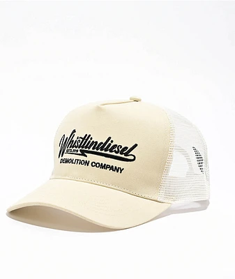 WhistlinDiesel Auto Shop White Trucker Hat