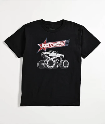 WhistlinDiesel Kids Monstermax Black T-Shirt