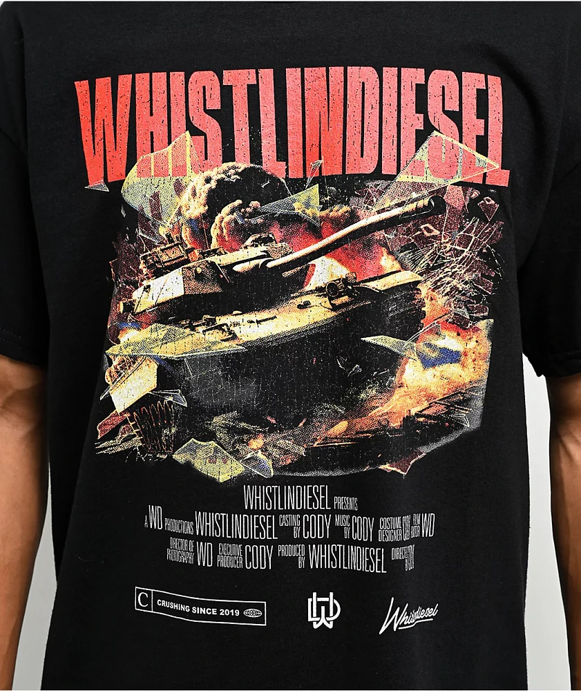 WhistlinDiesel The Movie Black T-Shirt