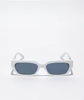 White & Black Rectangle Sunglasses