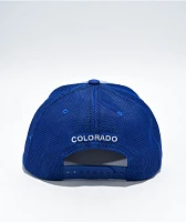 Wild Tribute Colorado Logo Blue Trucker Hat