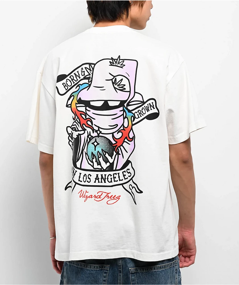 Wizard Trees Tattoo White t-Shirt