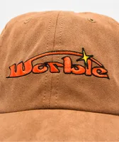 Worble Glisten Brown Faux Suede Snapback Hat