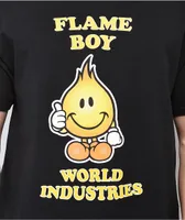 World Industries Classic Flame Boy Black T-Shirt