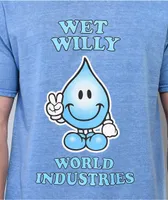 World Industries Classic Wet Willy Light Blue T-Shirt.