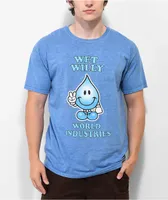 World Industries Classic Wet Willy Light Blue T-Shirt.
