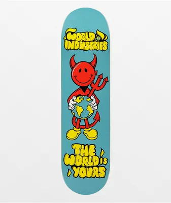 World Industries Devilman World Is Yours 8.25" Skateboard Deck