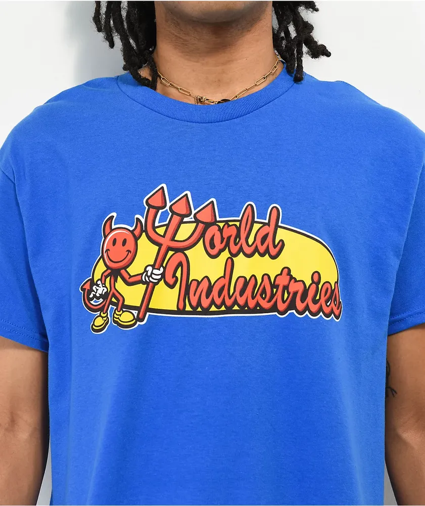 World Industries Logo Blue T-Shirt