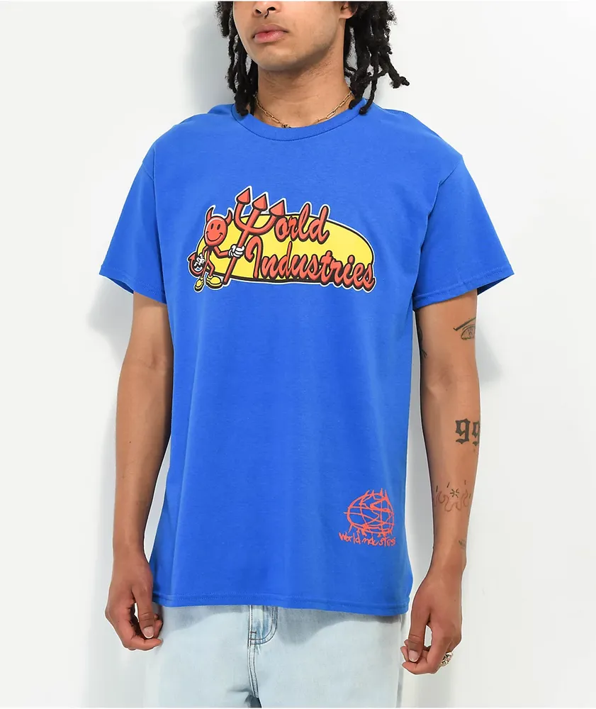 World Industries Logo Blue T-Shirt