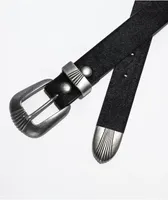 Wrangler Hair-On-Hide 32 MM Scallop Three-Piece Belt