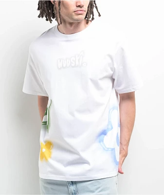 Wuuski Flower White T-Shirt