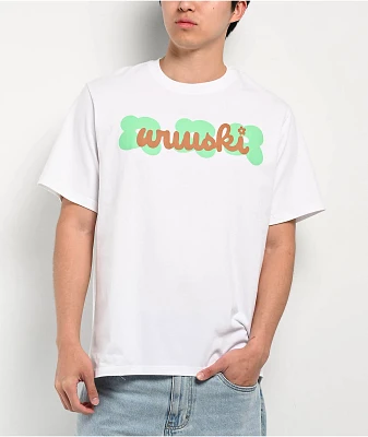 Wuuski Triple Flower White T-Shirt