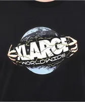 XLARGE Earth Logo Black T-Shirt