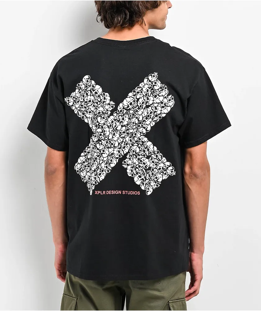 XPLR Bones Black T-Shirt