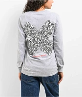 XPLR Bones Grey Long Sleeve T-Shirt